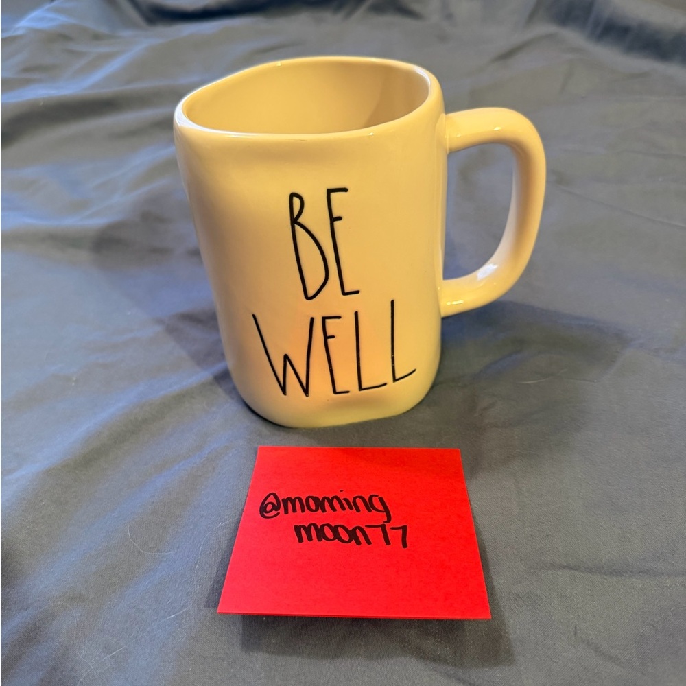 Rae Dunn 'Be Well' Cream Ceramic Mug